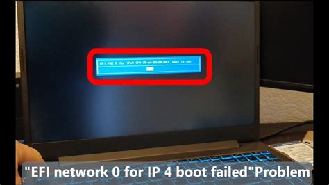 boot failed efi scsi device pxe network boot using ipv4